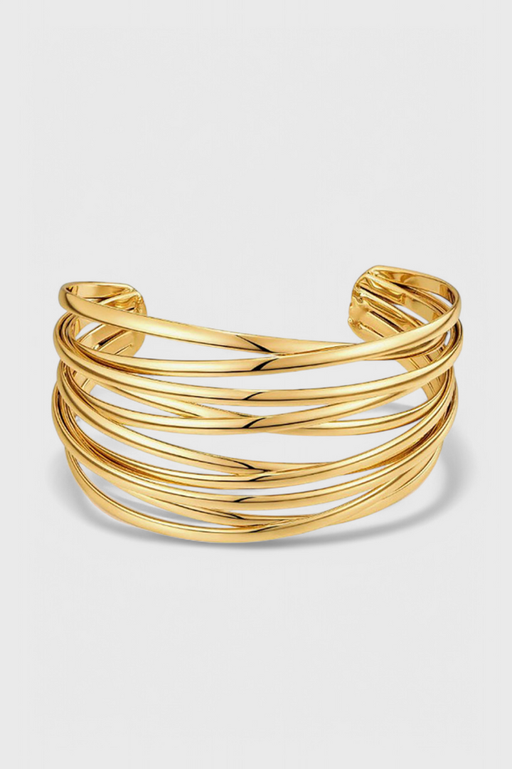 Brazalete de Alambre en Capas