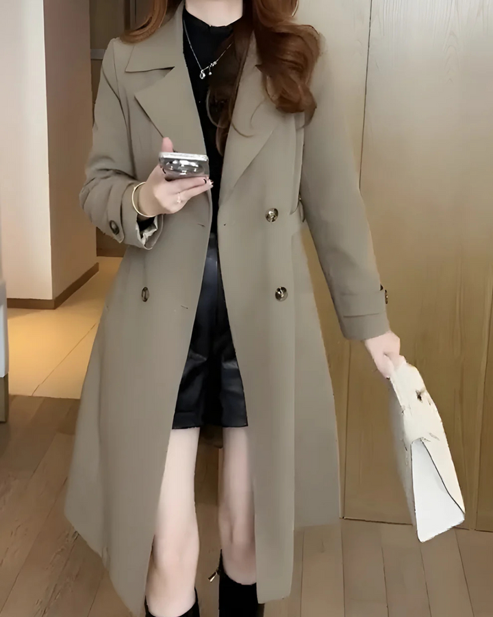 Desirée | Trenchcoat de doble botonadura para mujeres