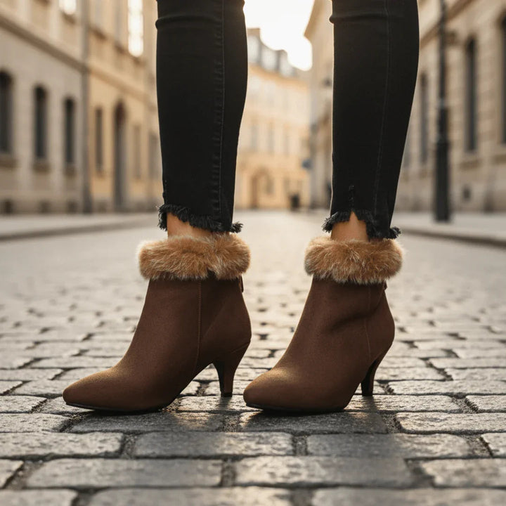 Botas de Piel de Piel Sintética Aurora