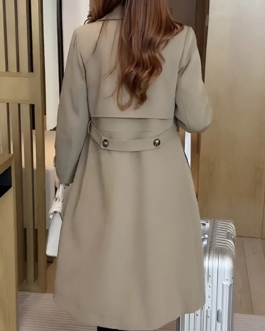 Desirée | Trenchcoat de doble botonadura para mujeres
