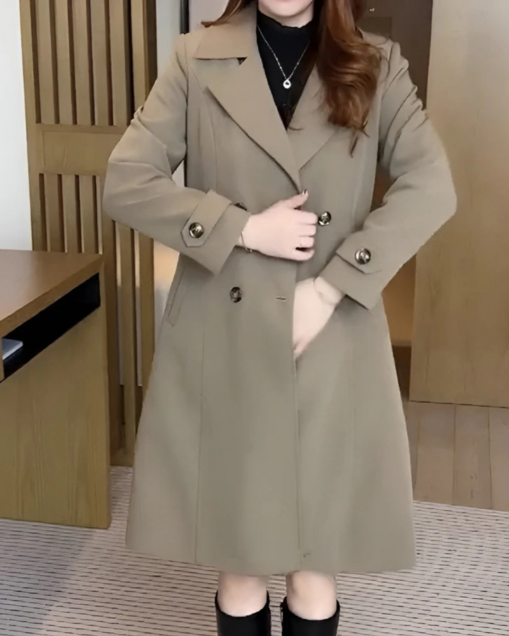 Desirée | Trenchcoat de doble botonadura para mujeres