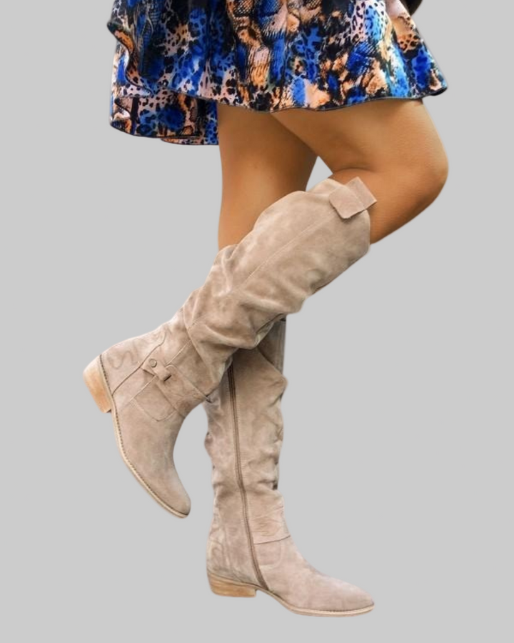 Lina | Botas de ante cómodas y cálidas para mujeres