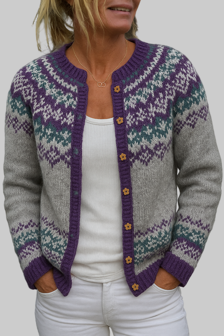 Naomie | Cárdigan Vintage Islandés