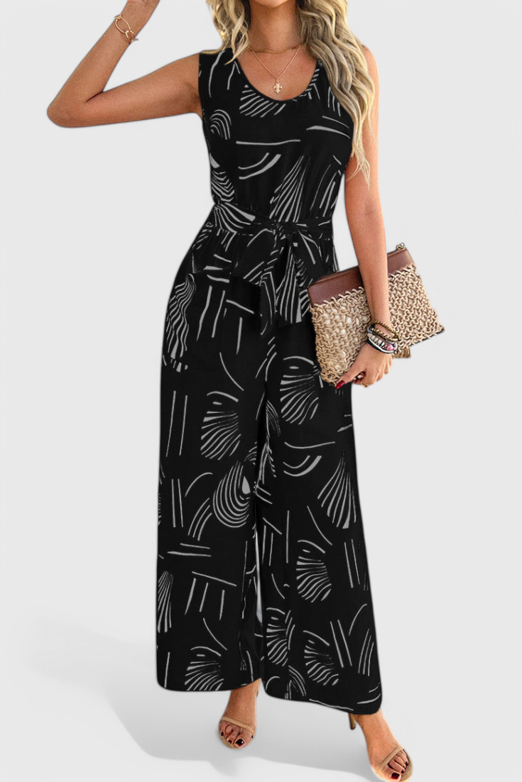 Alondra Mono de Lino Sin Mangas