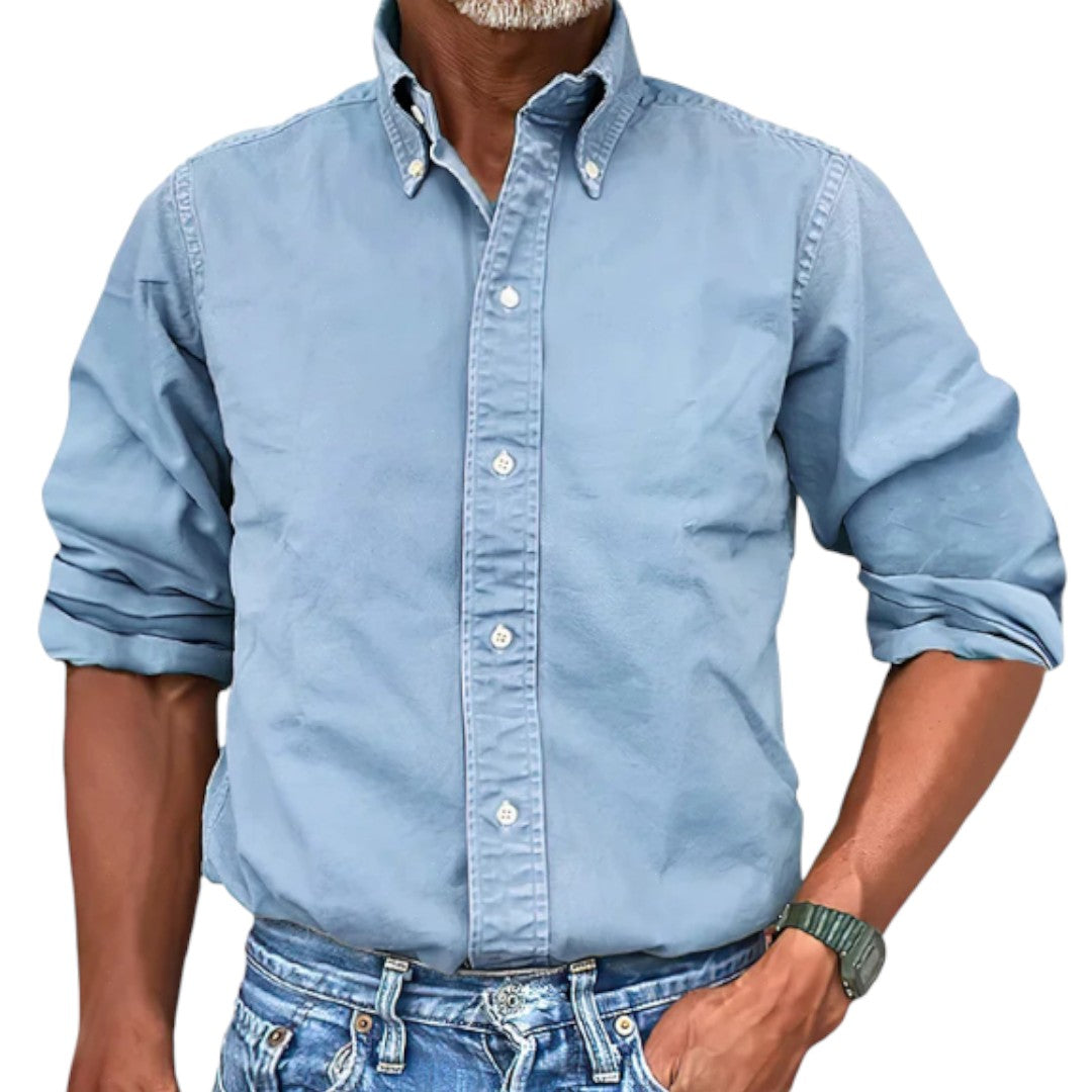 Javier | Camisa de manga larga sin arrugas