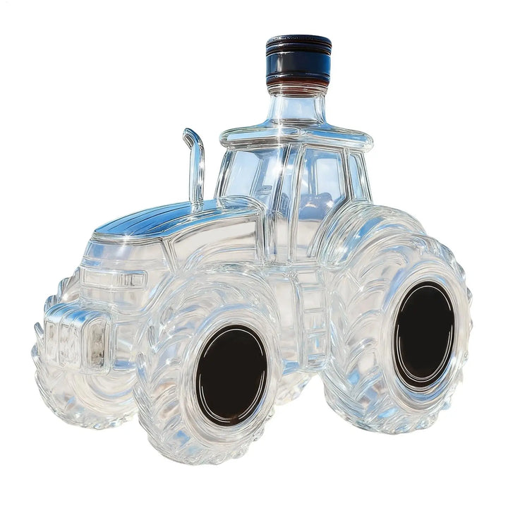 Botella de Whisky en Forma de Tractor