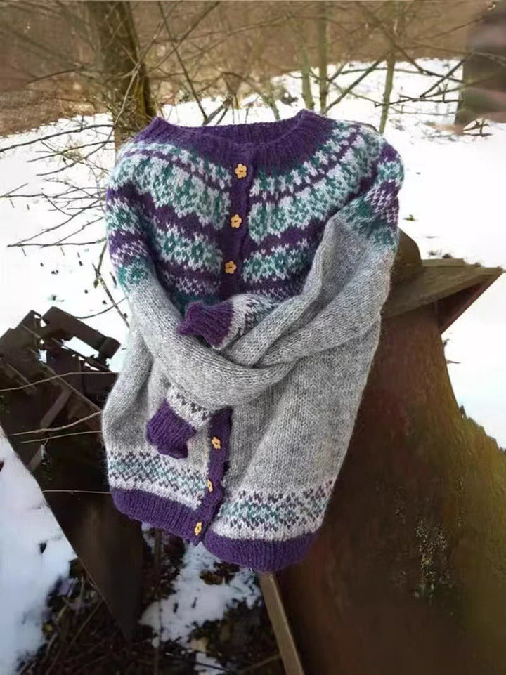 Naomie | Cárdigan Vintage Islandés