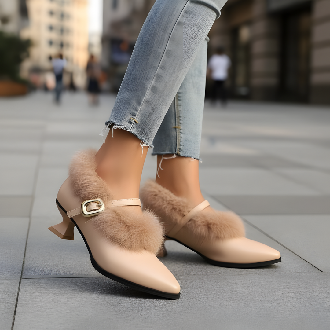 Tacones de Piel Velina