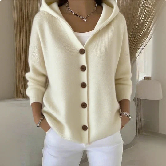 Fleur™ | Elegante Chaqueta de Punto de Manga Larga
