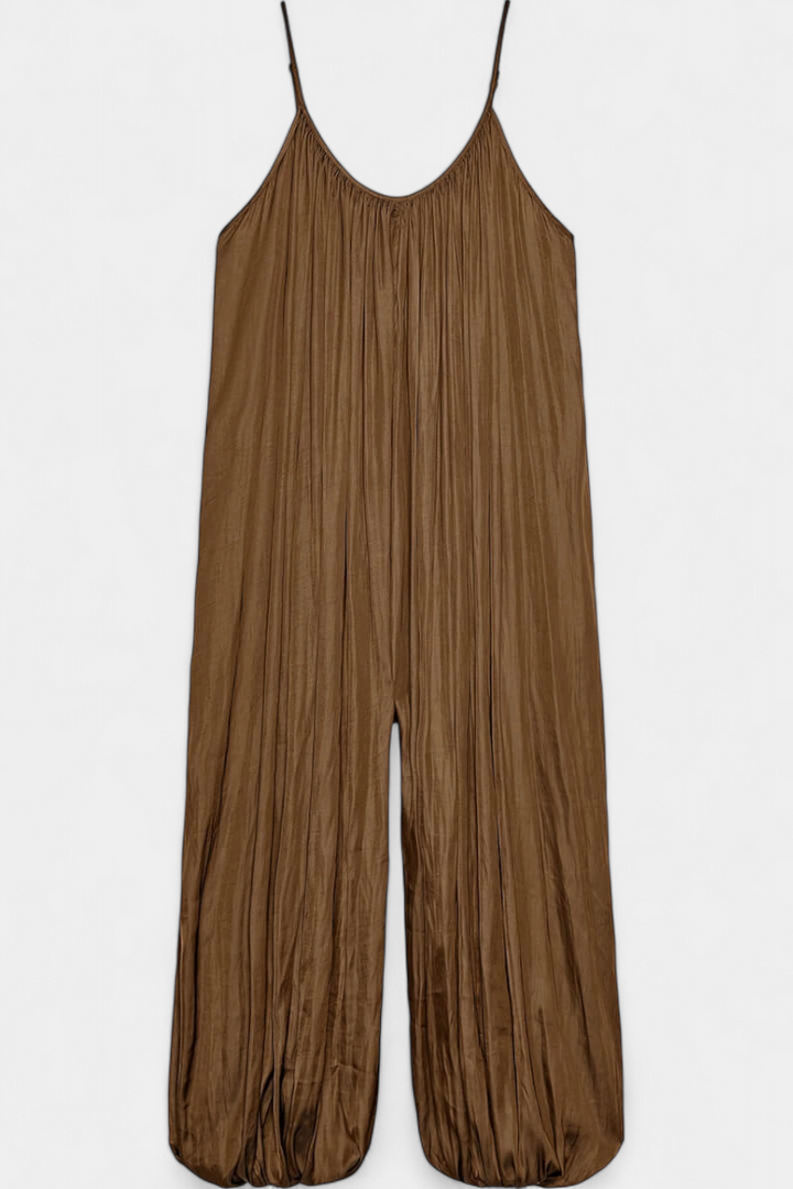 Lucy Mono Largo Plisado con Silueta Relajada