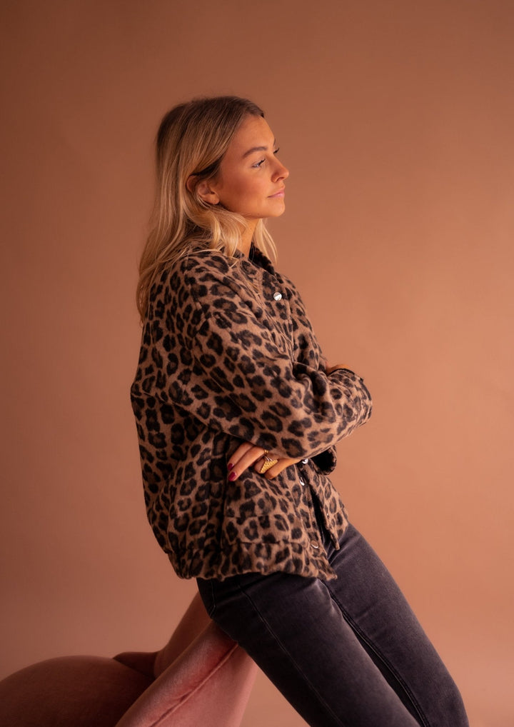 Charlene – Chaqueta de Leopardo a la Moda