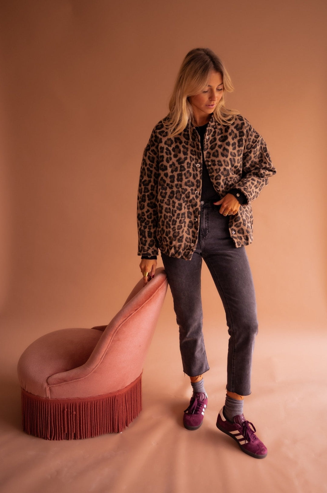 Charlene – Chaqueta de Leopardo a la Moda